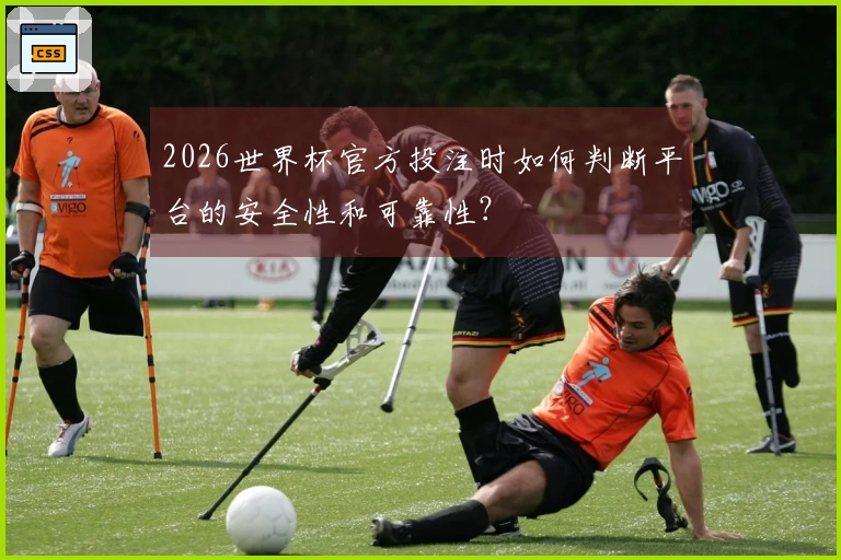 2026世界杯官方投注时如何判断平台的安全性和可靠性？